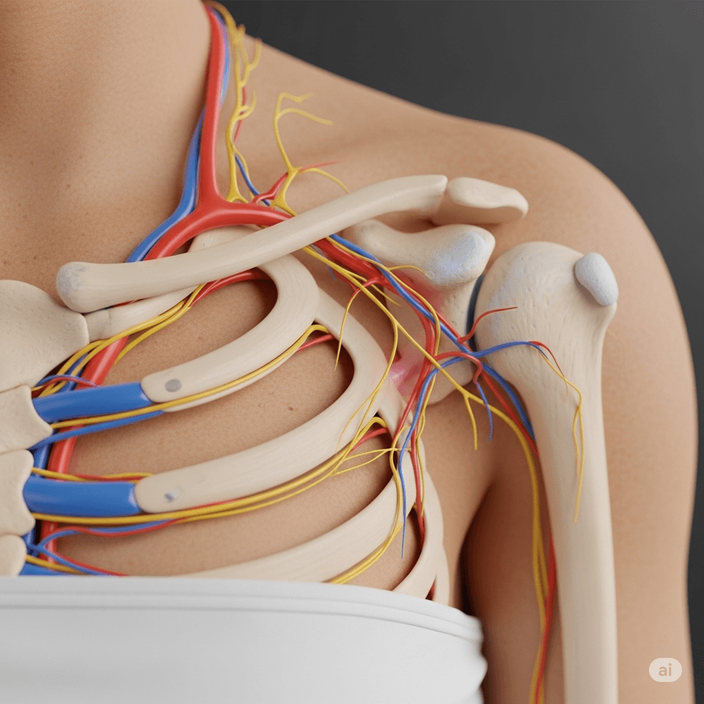 Thorax-outlet-Syndrom (TOS): Wenn der Schultergürtel zum Nadelöhr wird – Ursachen, Symptome und moderne Lösungsansätze Thorax-outlet-Syndrom (TOS): Wenn der Schultergürtel zum Nadelöhr wird – Ursachen, Symptome und moderne Lösungsansätze