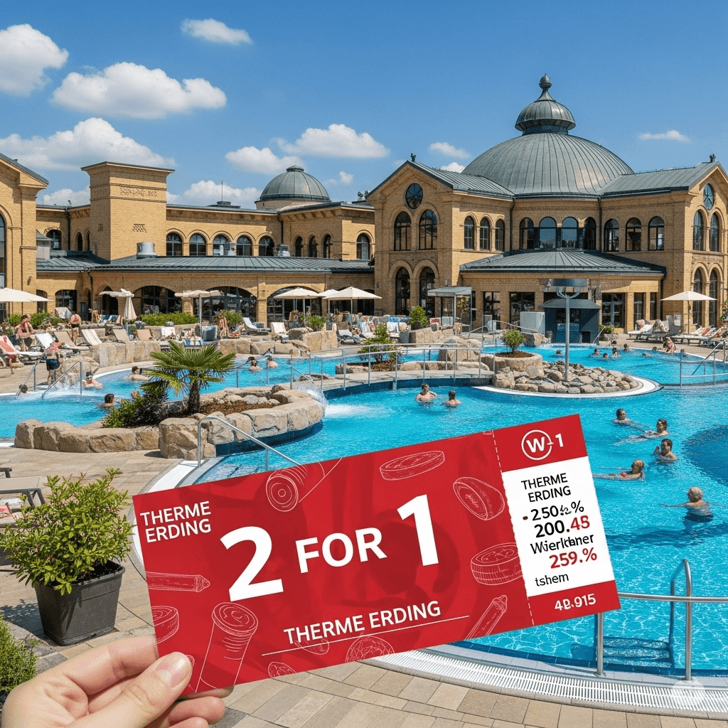 Therme Erding Gutschein 2 für 1: So verdoppeln Sie Ihr Thermenvergnügen geschickt Therme Erding Gutschein 2 für 1: So verdoppeln Sie Ihr Thermenvergnügen geschickt