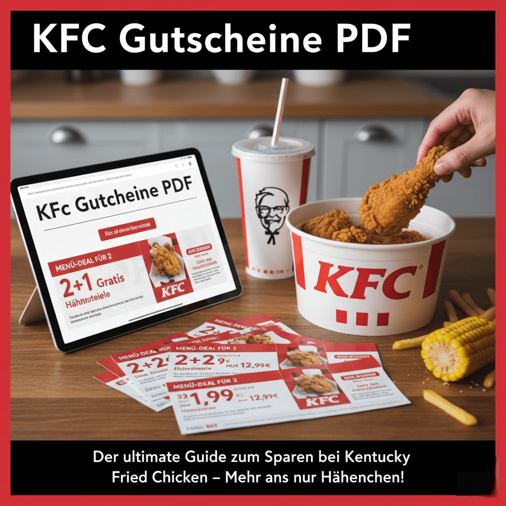 KFC Gutscheine PDF: Der ultimative Guide zum Sparen bei Kentucky Fried Chicken – Mehr als nur Hähnchen!