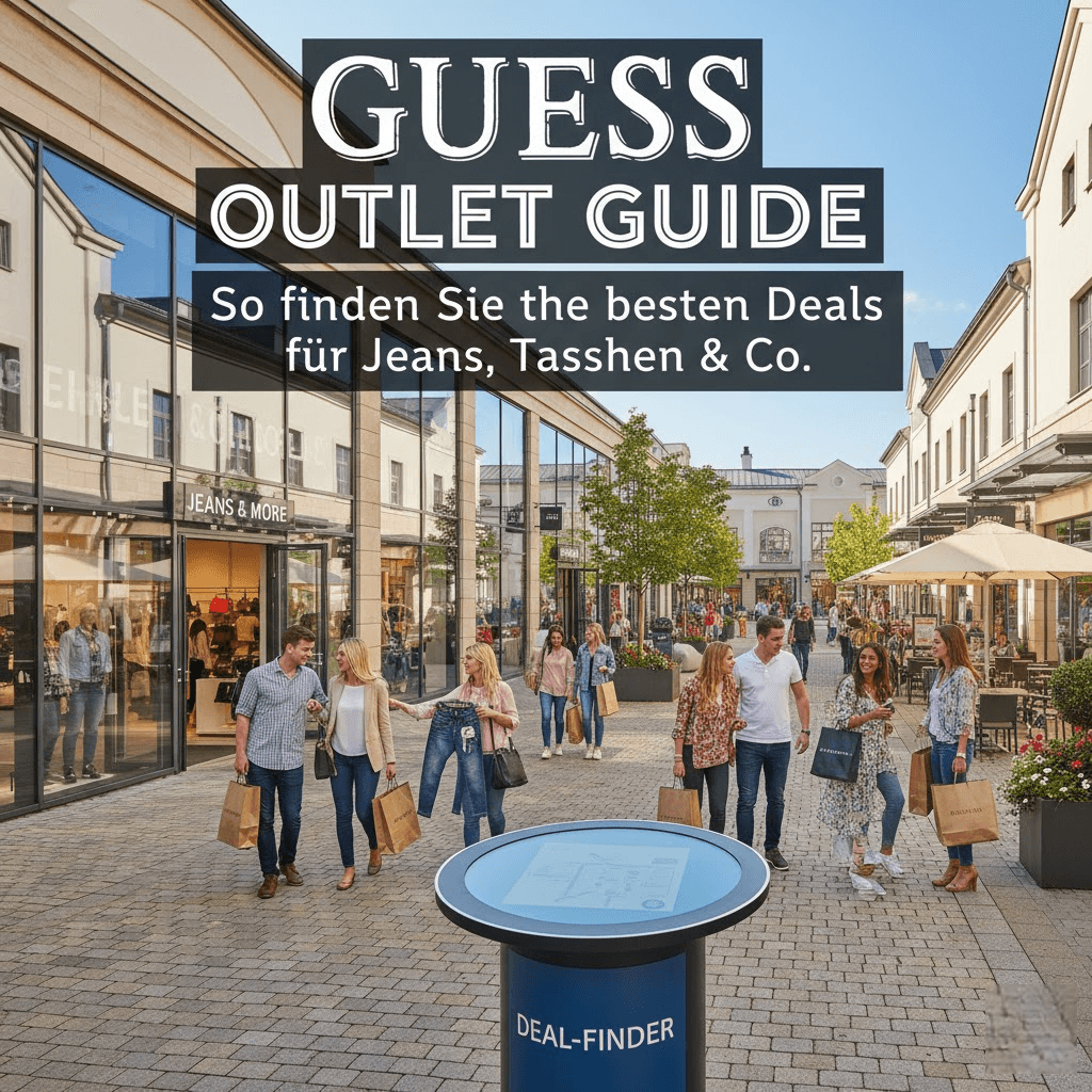 Guess Outlet Guide: So finden Sie die besten Deals für Jeans, Taschen & Co.