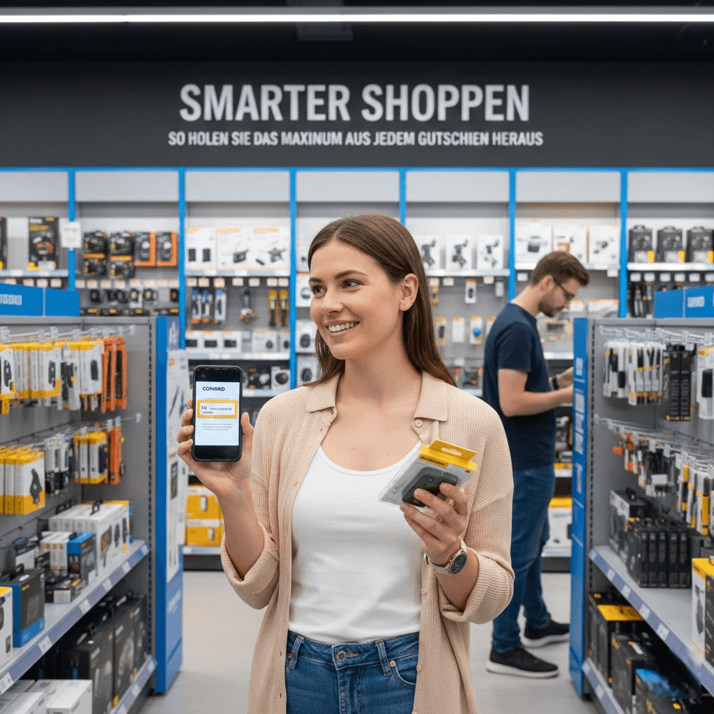 Smarter shoppen bei Conrad: So holen Sie das Maximum aus jedem Gutschein heraus