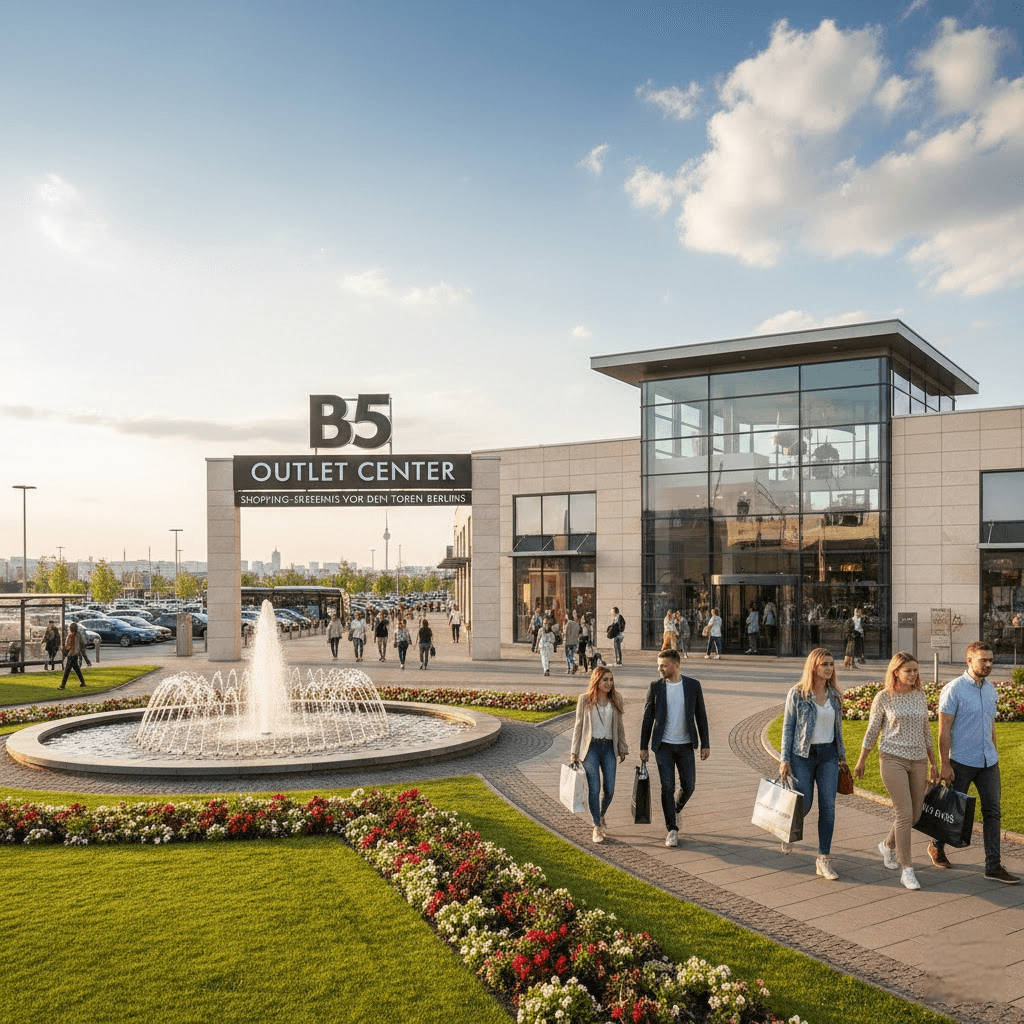 B5 Outlet Center: Shopping-Erlebnis vor den Toren Berlins