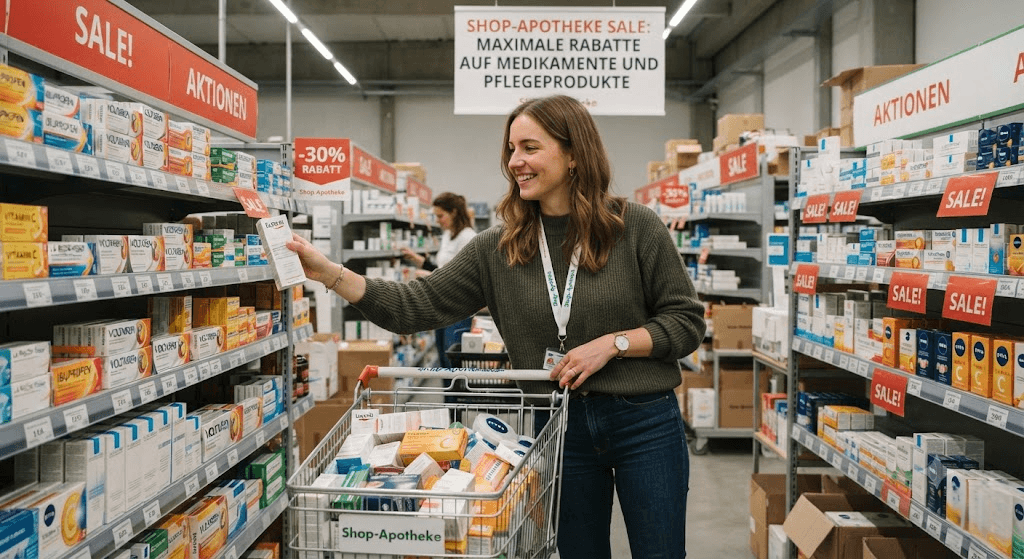 Shop-Apotheke Sale: Maximale Rabatte auf Medikamente und Pflegeprodukte Shop-Apotheke Sale: Maximale Rabatte auf Medikamente und Pflegeprodukte