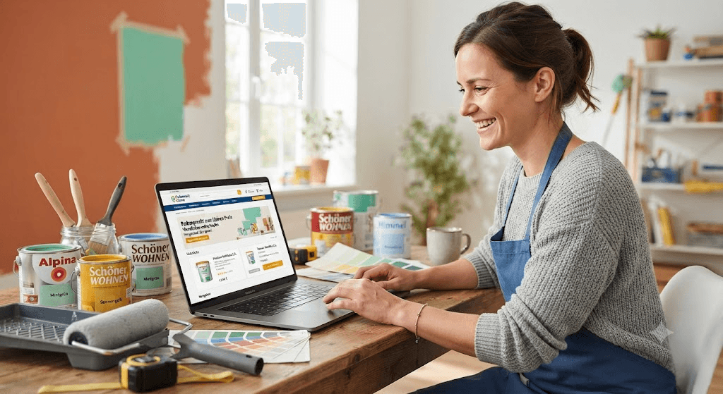 Farbenpracht zum kleinen Preis: So kaufen Sie Malerfarbe online effizient ein