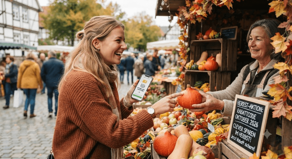 Rabattcode Oktober 2026: Clever Sparen im Herbst Rabattcode Oktober 2026: Clever Sparen im Herbst