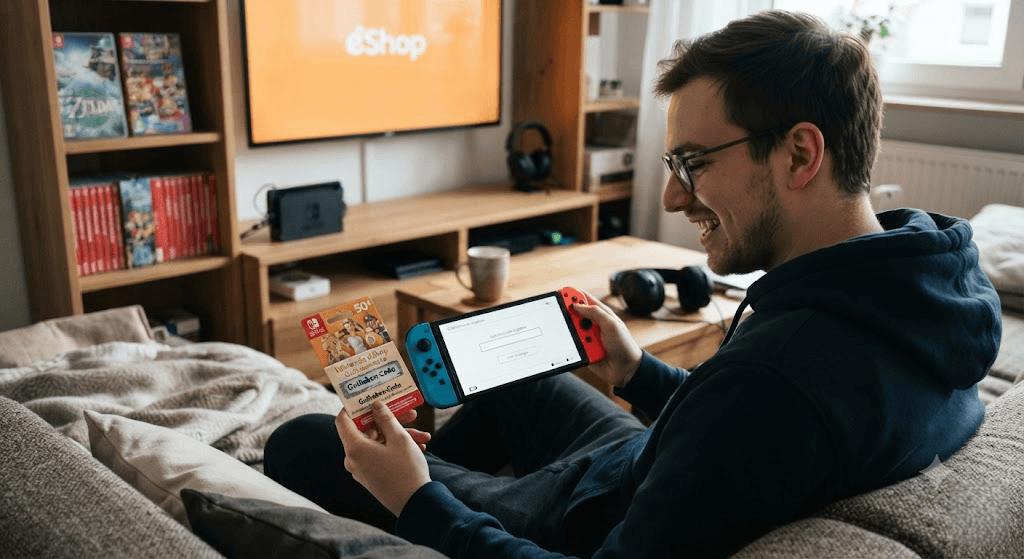 Nintendo eShop Gutschein billig kaufen: Maximale Rabatte für Switch-Spiele sichern Nintendo eShop Gutschein billig kaufen: Maximale Rabatte für Switch-Spiele sichern