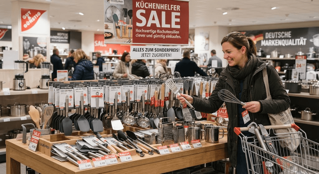 Küchenhelfer Sale: Hochwertige Kochutensilien clever und günstig einkaufen Küchenhelfer Sale: Hochwertige Kochutensilien clever und günstig einkaufen